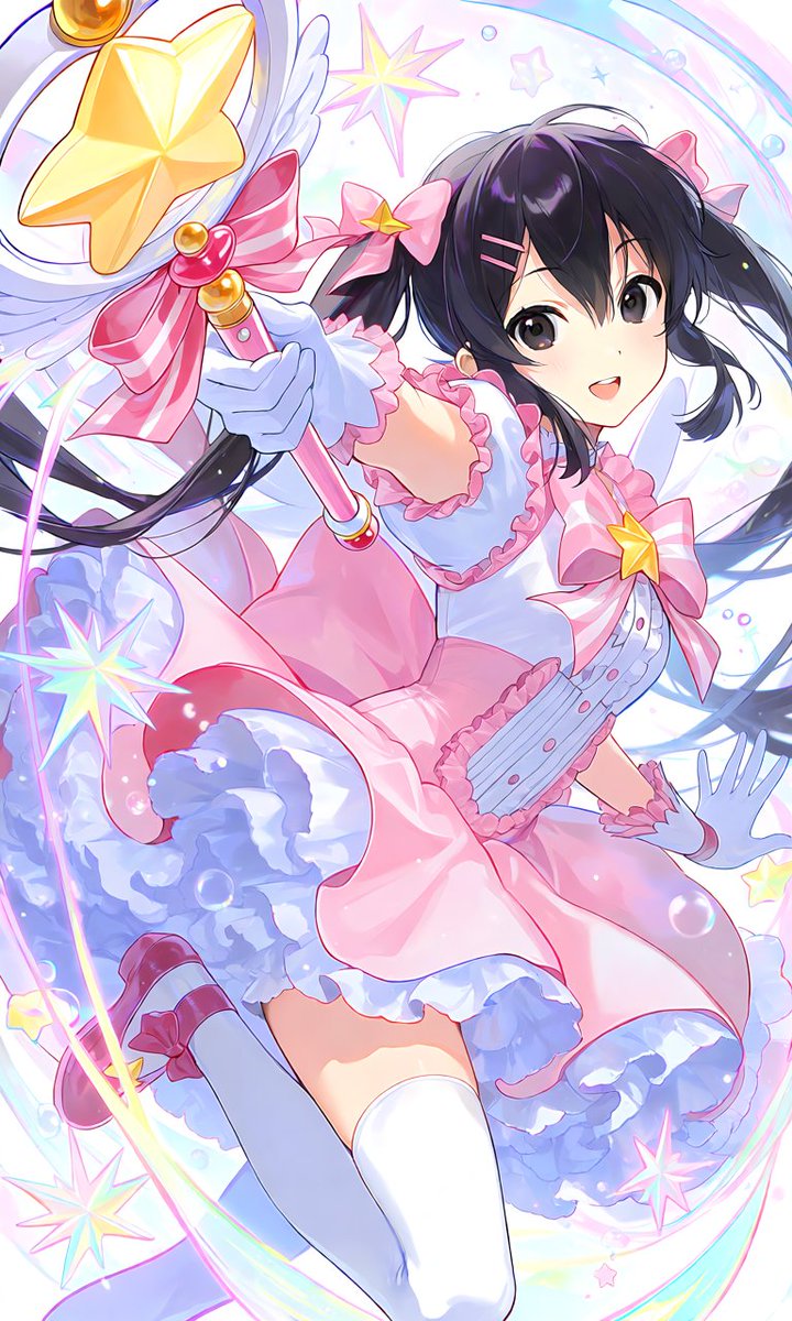 魔法少女あずにゃん #AIイラスト #中野梓