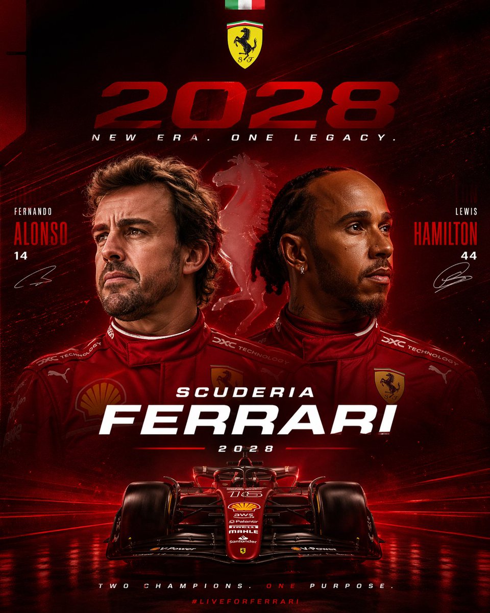 Nanochorro's tweet image. Esto estaría guapísimo en 2028
#F1 #Formula1 #Ferrari