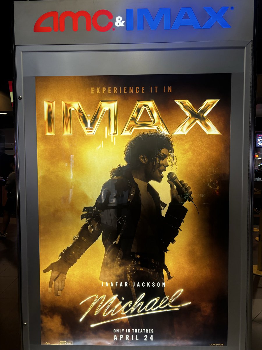 Back again! <a href="/AMCTheatres/">AMC Theatres</a> <a href="/michaelmovie/">Michael</a> i heard it’s better the second time!