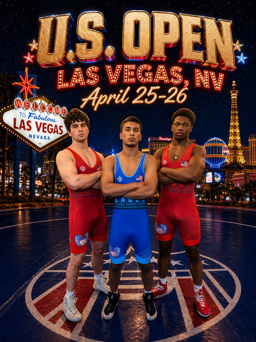 EagleRTC's tweet image. These guys will be representing the Eagle Regional Training Center this weekend, at the U20 US Open in Las Vegas, NV!

Leo Maestas: 65KG
RJ Robinson: 86KG
Caleb Close: 92KG

Follow the action this Saturday/Sunday (4/25-26) on FloWrestling! Let’s Go! #ERTC #USOpen