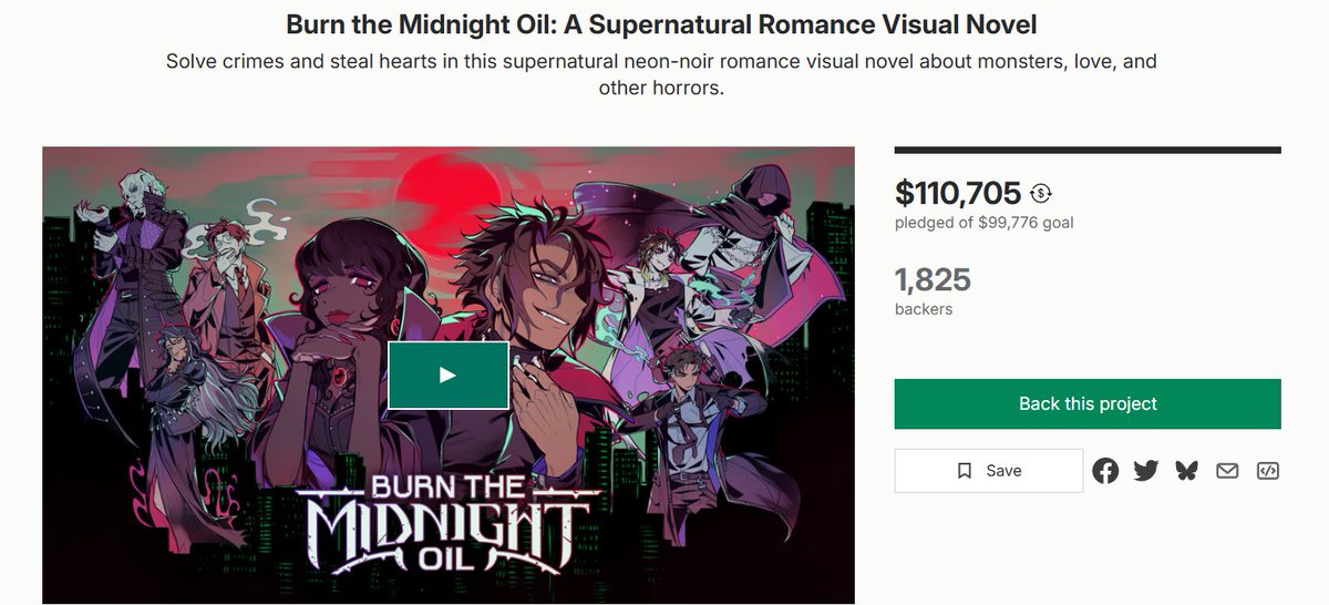 Our Kickstarter is 110% funded! Thank you all so so so much ✨

For anyone who didn't get to back in time, late pledges will remain open for at least a month. ❤️‍🔥