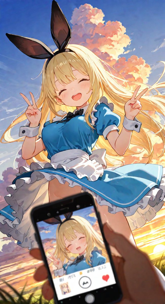 _momiji_dayo's tweet image. 忘れないうちに📸
#illust 
#alice