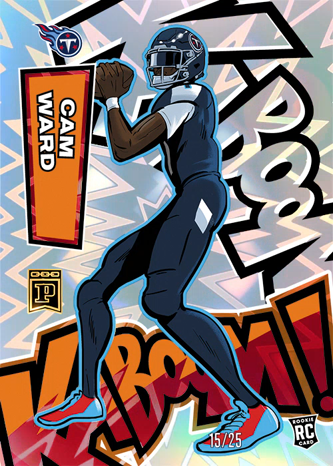 paninitracker's tweet image. 🏈 Cam Ward #15/25 SOLD for $215.00 (0.09 ETH)

2025 Panini NFT Best of The NFL · Kaboom - Vertical

Buyer: MangiMi 👤 nft.paniniamerica.net/@MangiMi/profi…

See more #CamWard for sale 👉 nft.paniniamerica.net/marketplace/nf…

#whodoyoucollect #nft #PaniniNFT #PaniniBlockchain