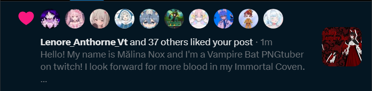 Mălina Nox 🦇 Vampire Bat Pngtuber (DEBUT SOON) tweet media