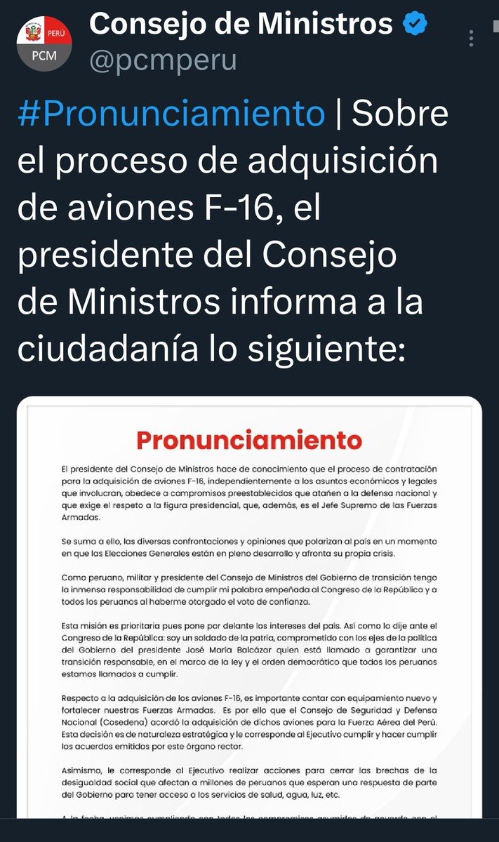 Balcázar no gobierna, las órdenes en el gabinete las da el fujimorismo. Luego la candidata Fujimori pretende decirnos que ella no ha gobernado.