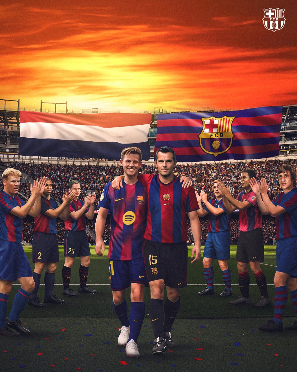 idextratime's tweet image. ✅ REKOR : Frenkie de Jong kini jadi pemain Belanda dengan penampilan terbanyak untuk Barcelona. 🇳🇱

1. Frenkie de Jong - 293 laga
2. Phillip Cocu - 292
3. Ronald Koeman - 264
4. Patrick Kluivert - 257
5. Michael Reiziger - 255