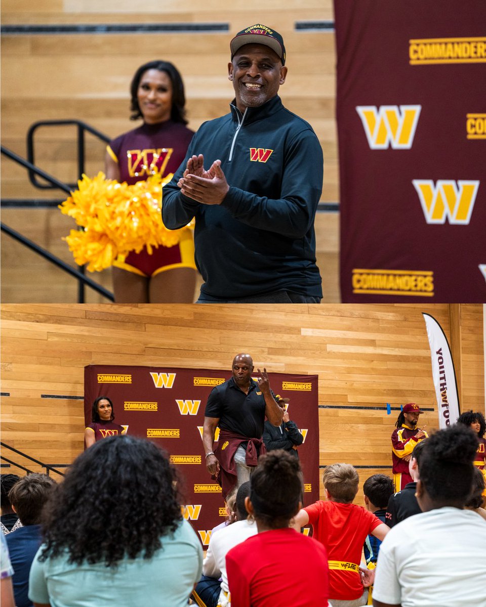 commandersCR's tweet photo. Kicked off our Commanders Next Gen In-School Program with @dcpublicschools! 🏈🙌 https://t.co/940DgPs9qx