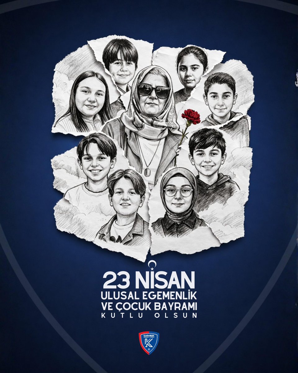 karabukiyfk's tweet photo. 🇹🇷 Ulu Önderimiz Gazi Mustafa Kemal Atatürk’ün çocuklara armağan ettiği 23 Nisan Ulusal Egemenlik ve Çocuk Bayramımızı buruk bir şekilde kutluyor;
Kahramanmaraş’ta yaşanan hain saldırıda hayatını kaybeden öğretmen ve öğrencilerimizi saygı ve rahmetle anıyoruz. https://t.co/njE51bfJ2H