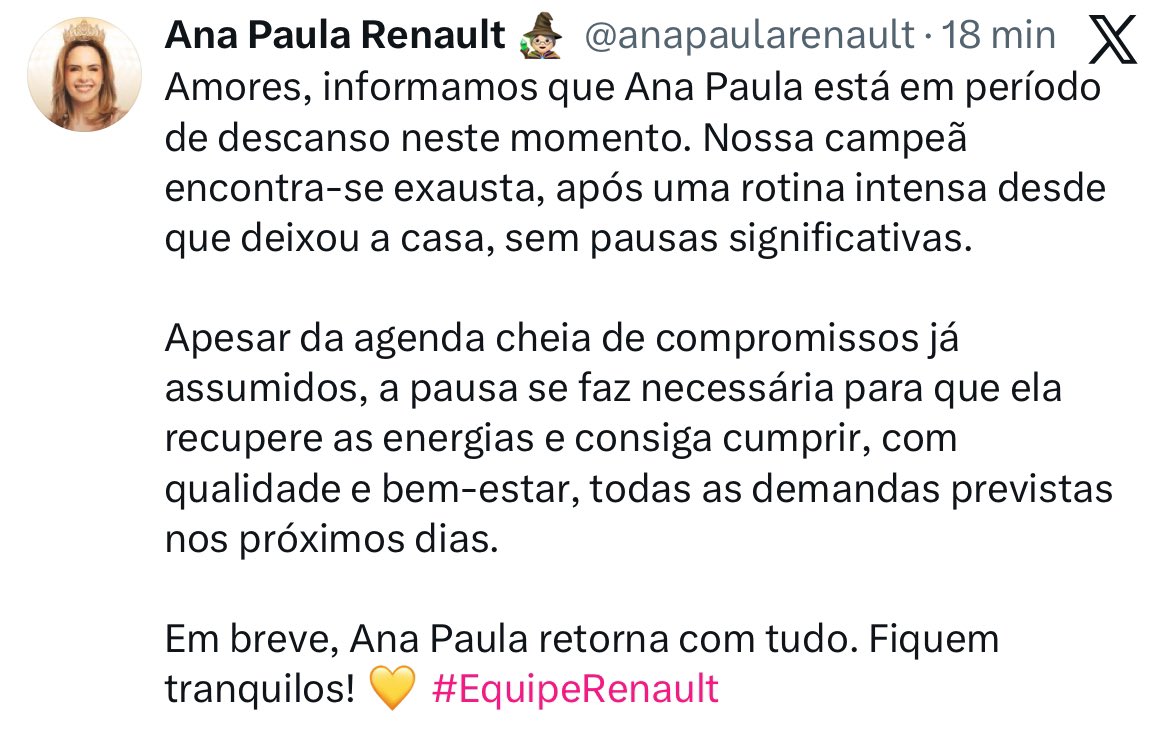 anatuittta's tweet photo. certeza que ela deu mais um chilique com a produção dizendo que não ia participar das dinâmicas pós-bbb igual os que ela fez na casa. a campeã sempre participa de tudo e com ela seria diferente? https://t.co/zMgeorTwjX