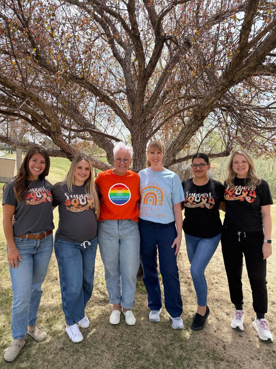 DenverFertility's tweet photo. Denver Fertility Care stands with you during #NIAW and beyond. Your support squad, today and always. #WearOrange https://t.co/T25Dsw4yH9
