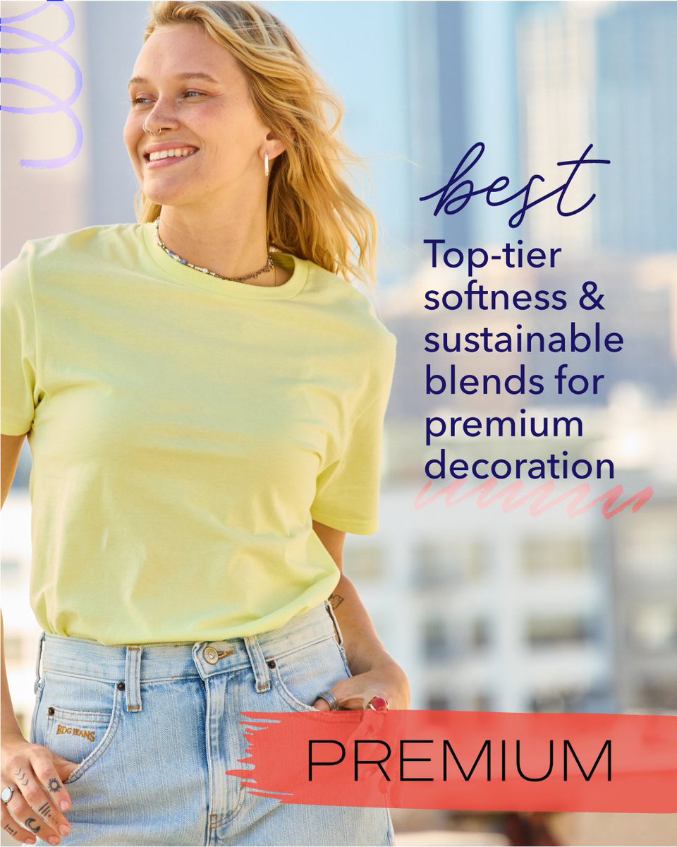 JERZEESApparel's tweet photo. The JERZEES® lineup is built around one brand and three clear tiers, making it easier to choose the right product for every project. With consistent printability across the collection, decorators and distributors can move between tiers with confidence. https://t.co/d3RNYAQfXo