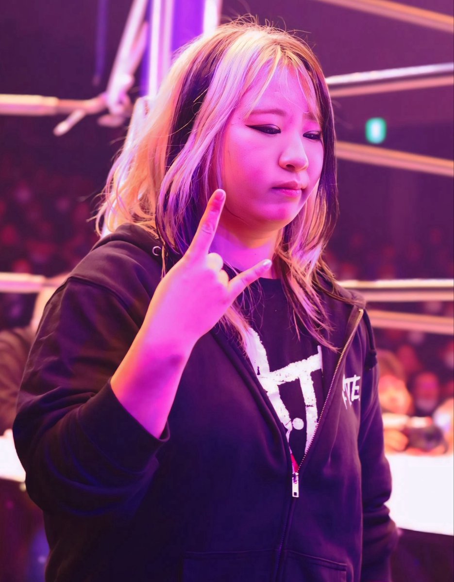 Emocionado porque esta noche regresa el Black Peach, Momo Watanabe 🤘🏻

#STARDOM #HATE #渡辺桃
