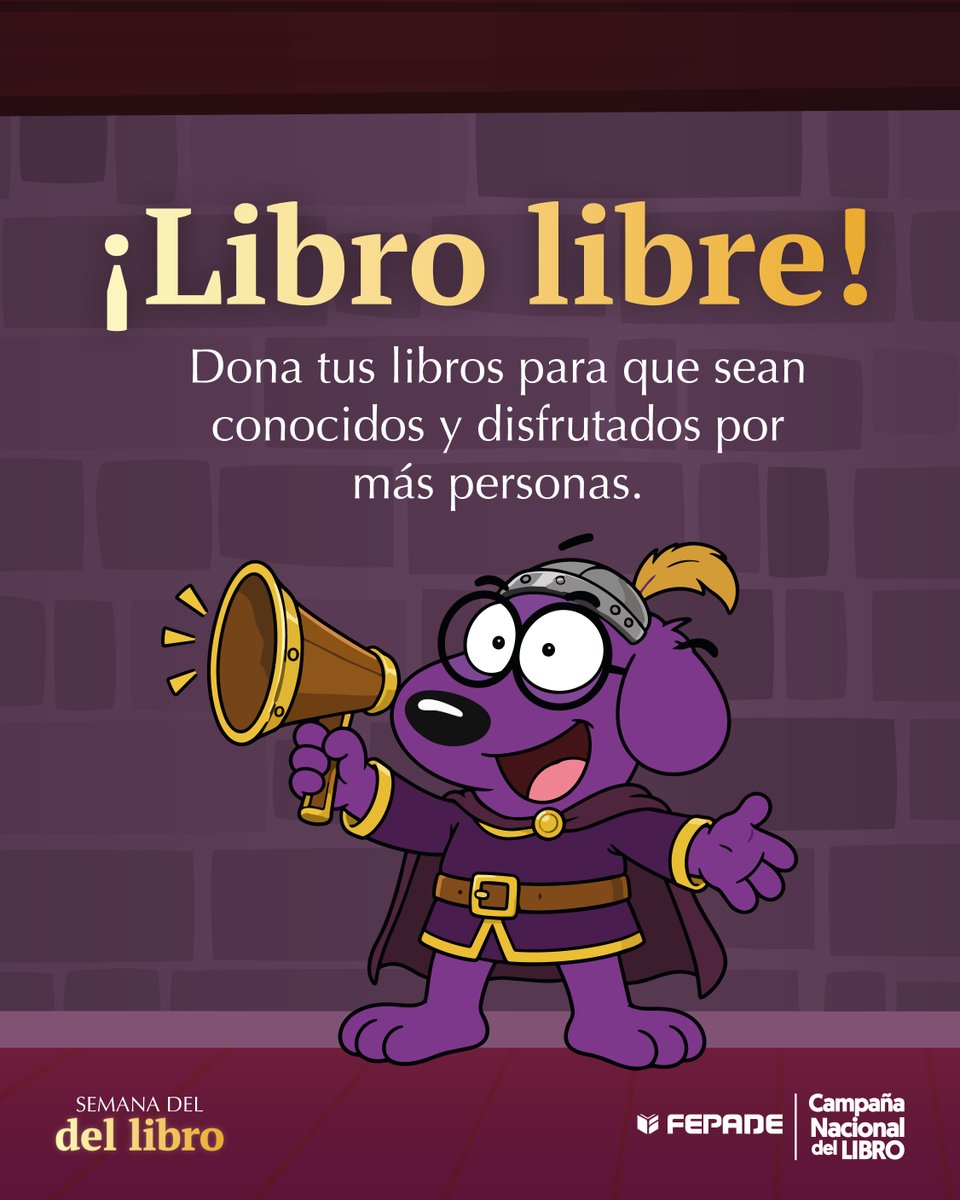 FEPADEsv's tweet photo. Del 23 al 26 de abril activamos los puntos de donación de Librería Internacional Las Ramblas, ⁠Multiplaza y Galerías. También puedes traer tus libros a: Hotel Palo Verde, Soya Nutribar, Tin Marín y en nuestras instalaciones en FEPADE.
Leer, Aprender y Compartir📚. https://t.co/jDIm8I0M5d