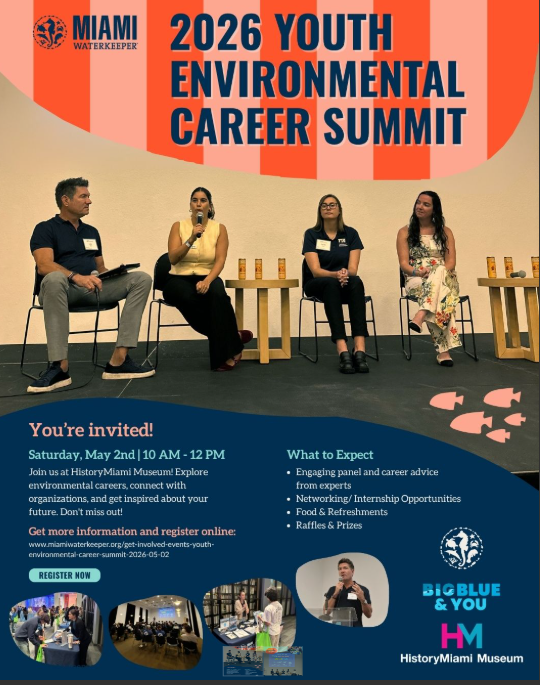 MDCPSSTEAM's tweet photo. 🚨Attention middle and high school @MDCPSSTEAM students🚨. The 2026 Youth Environmental Career Summit is quickly approaching. Come learn about environmental career pathways. #YourBestChoiceMDCPS https://t.co/pA4oNKuUSC