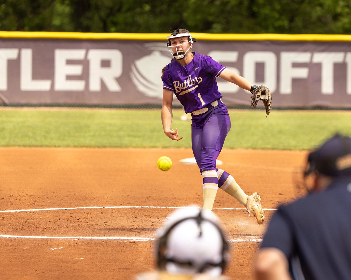 ButlerGrizzlies's tweet image. .@BUCOSoftball picks up 2 HUGE wins powered behind @addisonchapman_ no hitter! Chapman’s second consecutive game where she allowed 0 hits!

#roargrizz🐻