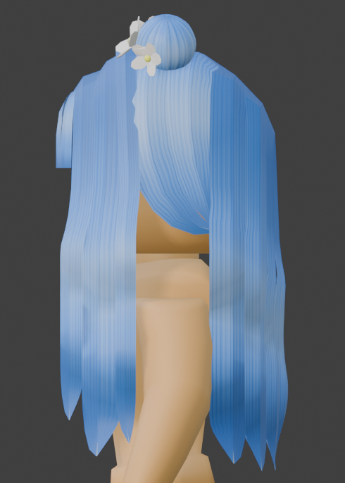 ESobrekkk's tweet photo. Since the hair didn't sell, I decided to show more of it and add texture, and now it's on sale for 1.8k robux.
#roblox #robloxdev #robloxugc #robloxblender #robloxhair #robloxobj #roboxbuy #robloxrobux https://t.co/aWCvlX5BSj
