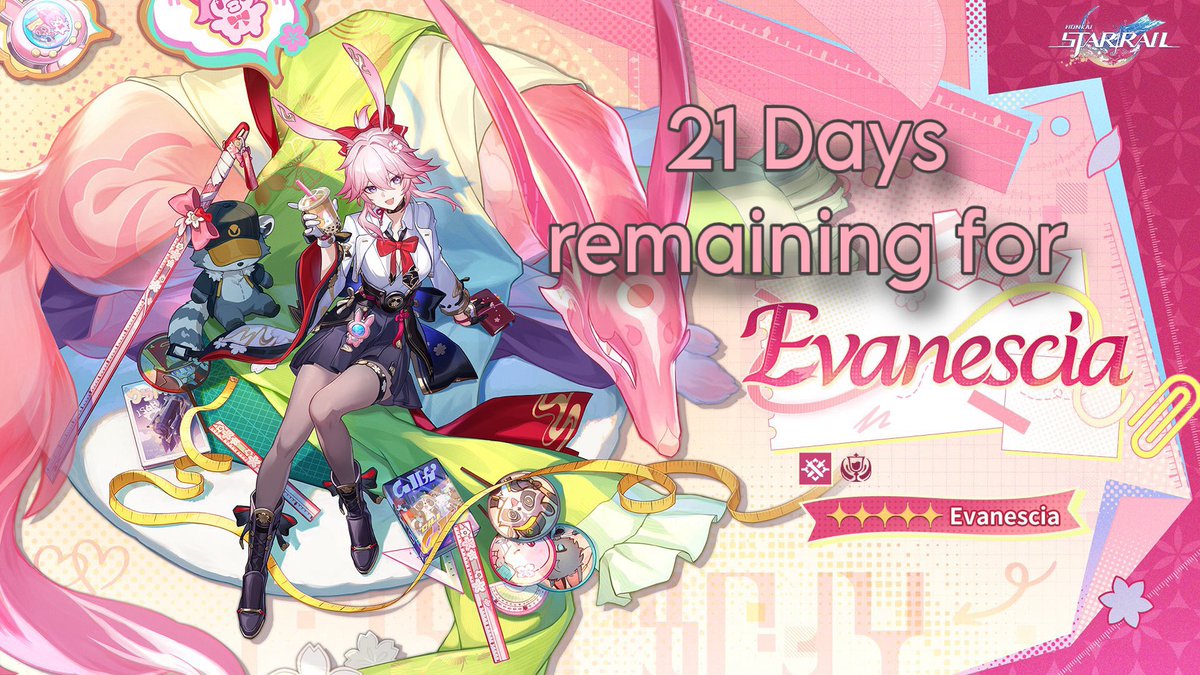 DailyEvanescia's tweet photo. 21 Days remaining! https://t.co/wwivFW4RSo