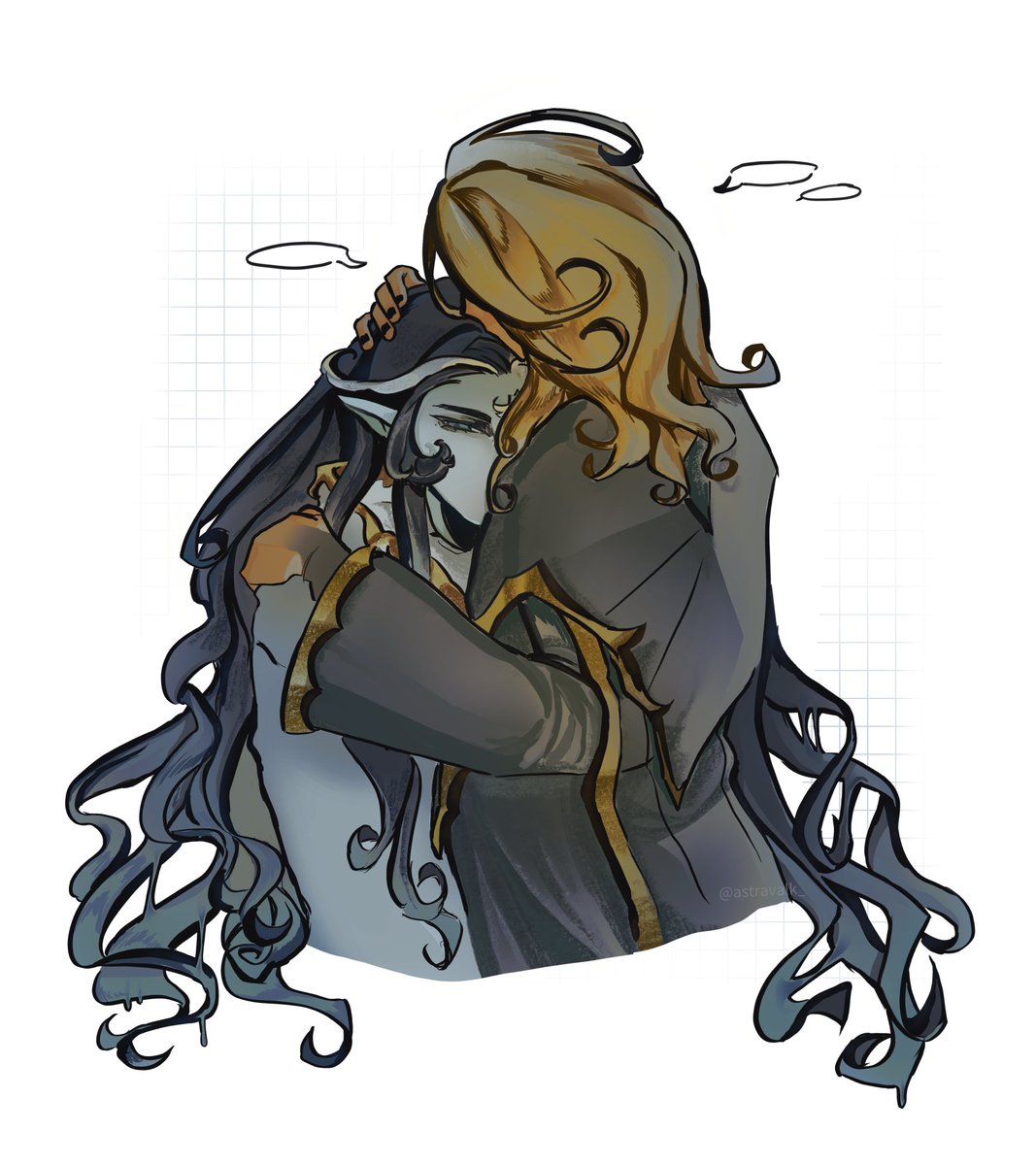 astravalk_'s tweet image. I like it when they comfort each other
#sagerecluse #shadowvanilla #crk