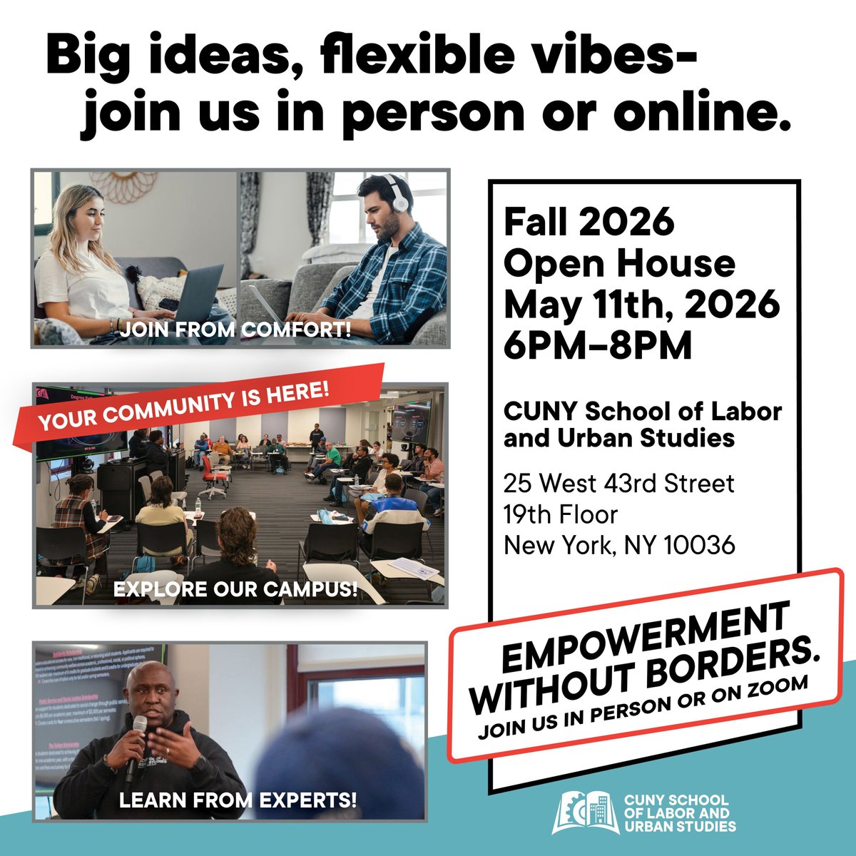 CUNY School of Labor and Urban Studies (CunySLU) / Posts / X