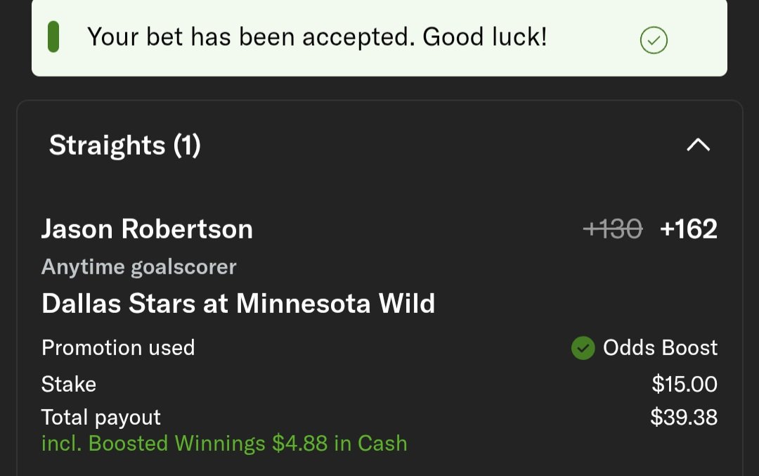 TIMMYonTILT's tweet image. NHL 25% Boost on BetMGM! Bet 1.5 units to win 2.44 units. #Gambling𝕏 #BetMGM #NHL
