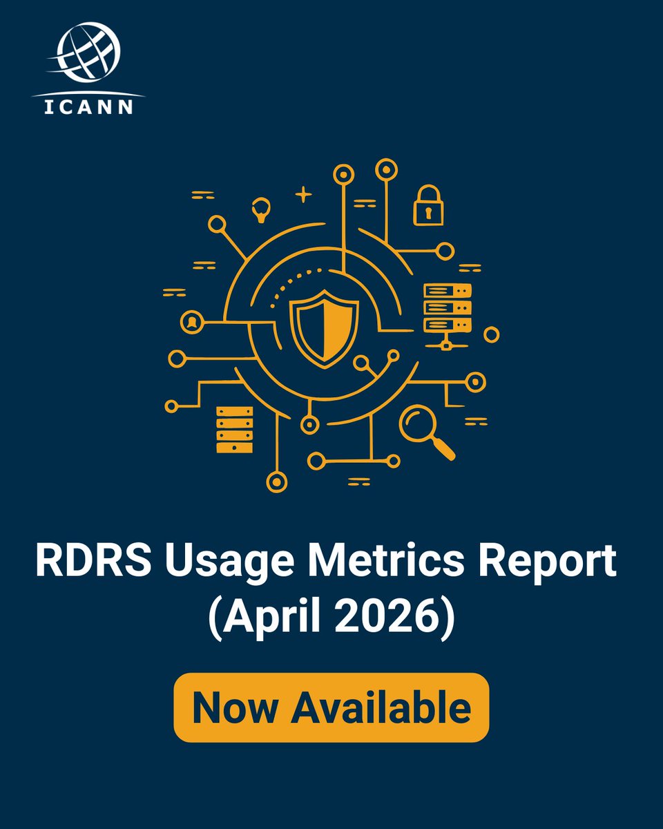 ICANN's tweet image. #ICANN's Registration Data Request Service (RDRS) metrics are now published quarterly.

RDRS provides a centralized way to request generic top-level domain nonpublic registration data and the metrics offer insight into demand and usage.

👉 Explore the latest report: