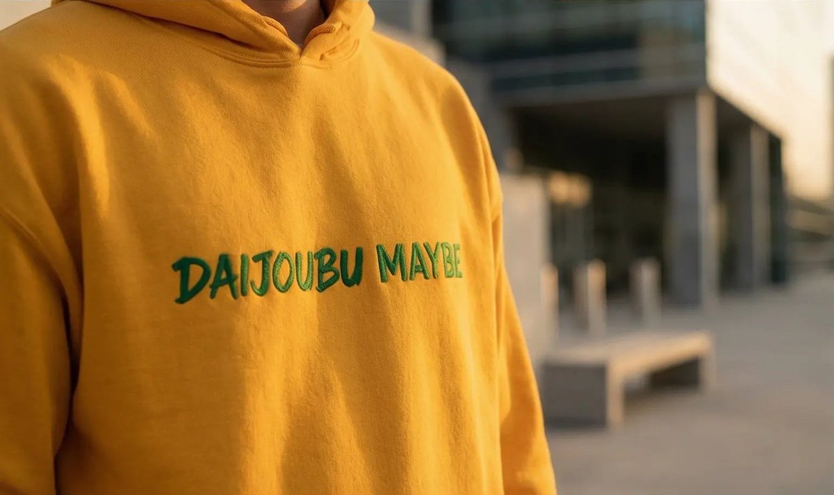 staygunbothered's tweet photo. 🫐 🫐 DAIJOUBU MAYBE hoodie. Cozy days when everything is maybe fine. 🖤 Shop now 🛍️

https://t.co/y0wte2UMlG

#daijoubumaybe #japanglish #hoodieseason #relatable #gracefullyunbothered #minimalstreetwear https://t.co/LgCkTZhxv8