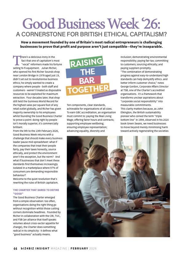 biz4biz's tweet image. Treating staff well isn't charity — it's how @julianricherso1 broke a world retail record and gave away 60% of his business. 

Read: lnkd.in/eaxupnzY 
Subscribe: lnkd.in/e-Aqk47F

#GoodBusinessWeek #EthicalBusiness