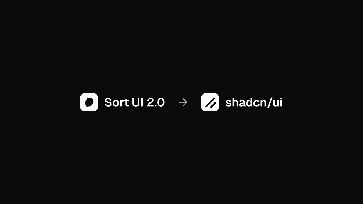 mx_shiryoku's tweet photo. Sort UI 2.0 will be compatible with @shadcn | Coming Soon https://t.co/VPtW7pbZ98