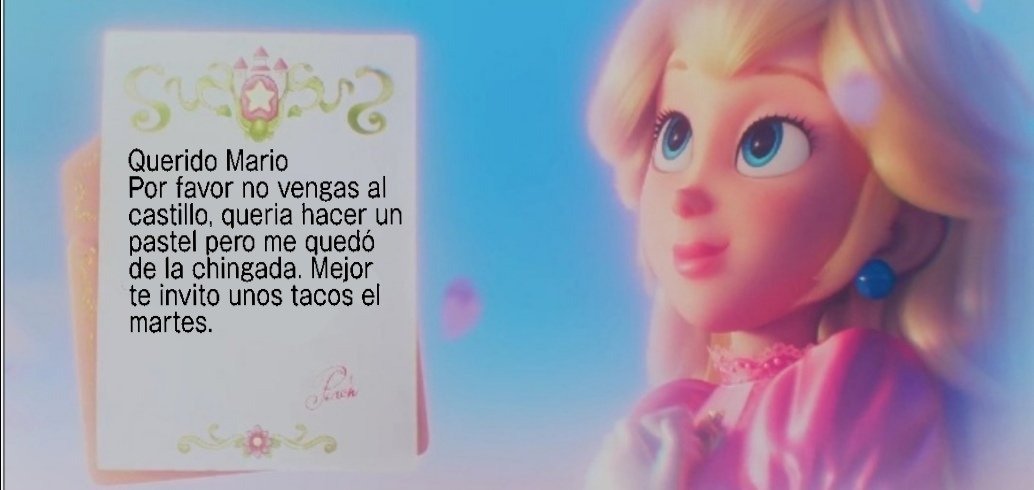 La peli de Super Mario Galaxy ta como rara 🤔🤔🤔