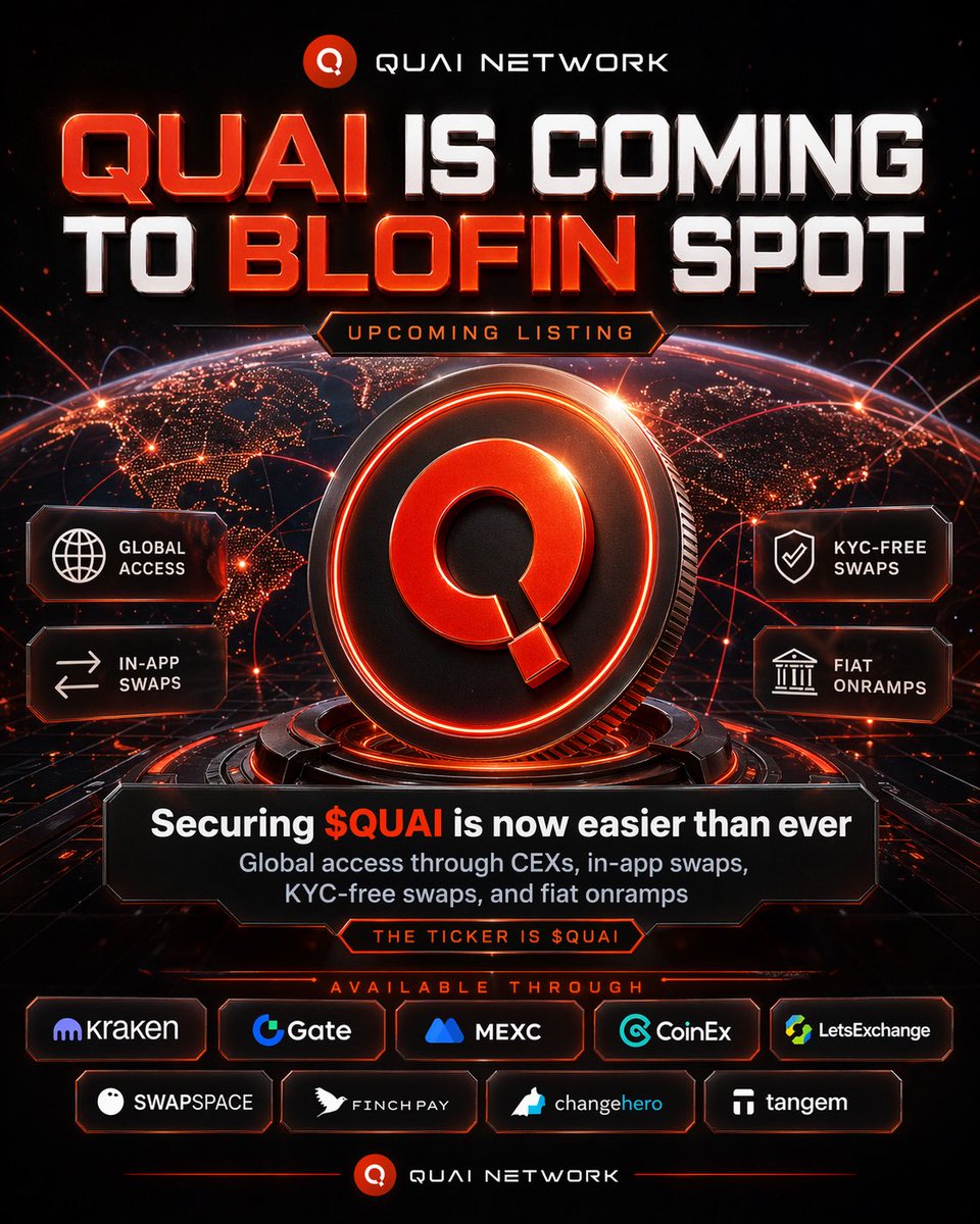 joseangelSP500's tweet image. #QuaiNetwork #QUAI #BloFin #CryptoListing #ProofOfWork #Layer1
