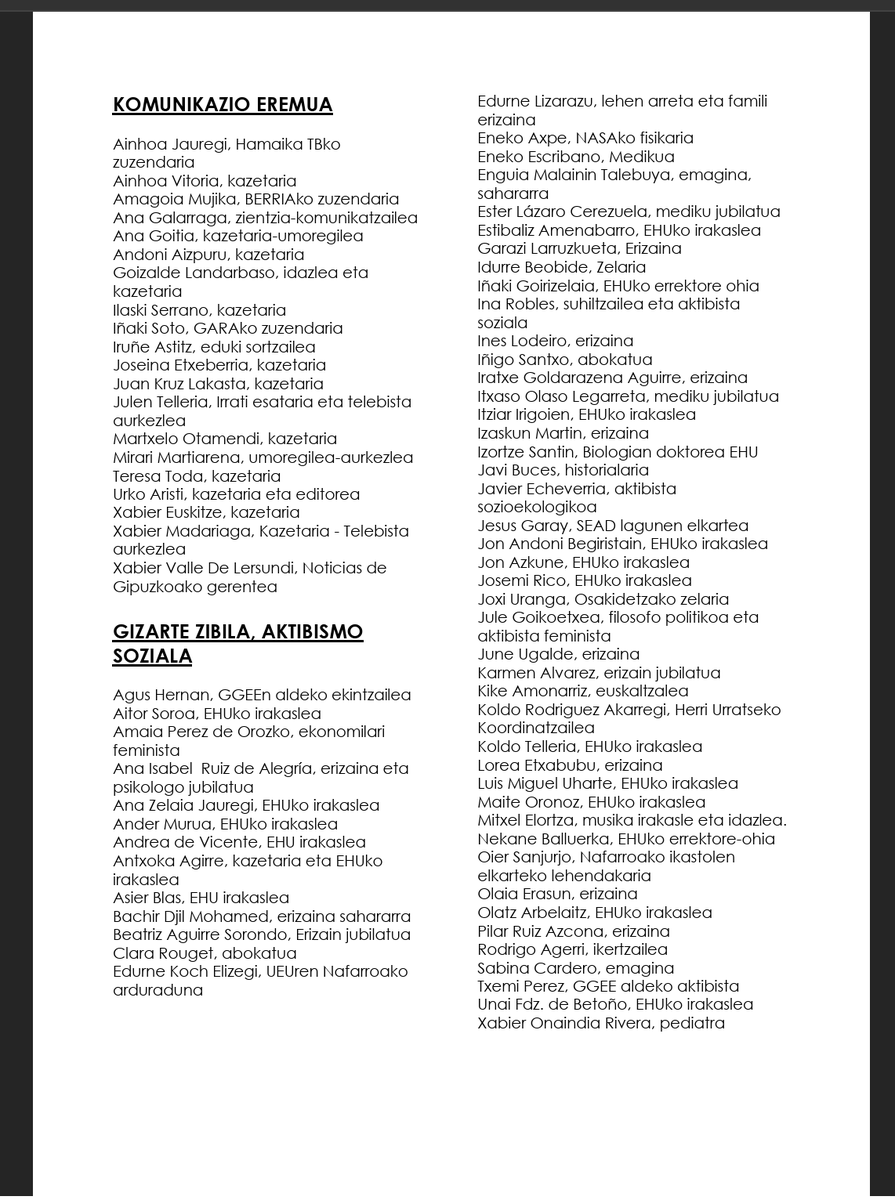 Gernika-Palestina Herri Ekimena tweet media