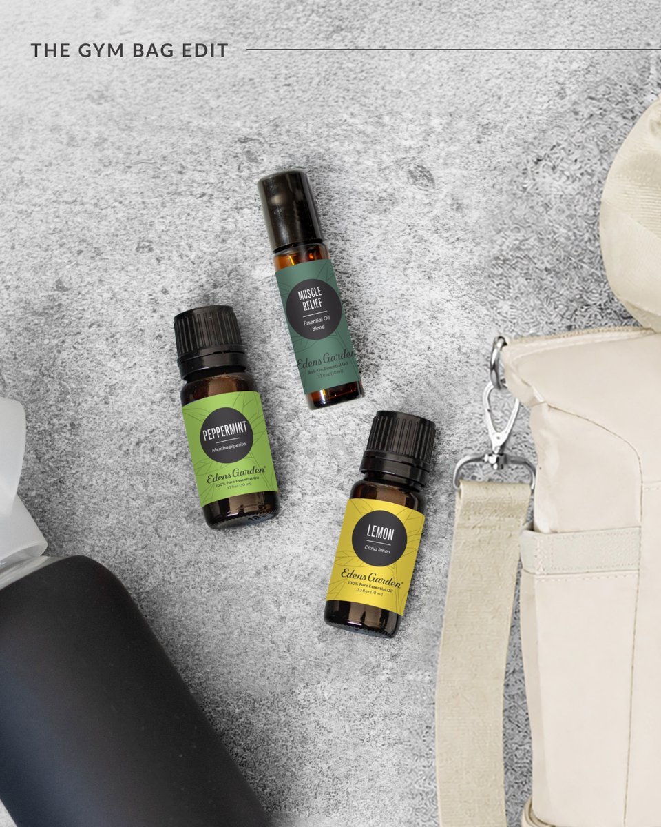 EdensGardenOils's tweet image. A good workout isn’t just about what you do in the gym. It’s getting started, pushing through, and how you feel after. Peppermint, Muscle Relief Roll-On, and Lemon help you through every part of it.

Add these #essentialoils to your gym bag 🌿

Shop Now ➙ tinyurl.com/mufhnv49