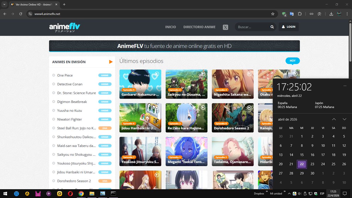 animeFLV ON

(le agregaron un 4 a su www)