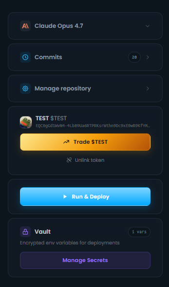 stonksbots's tweet photo. 🚀 Update on stonkspump: project tokenization is now live!

From now on, every token can be linked to a project repository. The stonks ecosystem lets you:

✅ Build and verify the token-to-projectrepo connection, no more github LARPS ->
https://t.co/nPeCVjZySa
✅ Tokenize ideas in all the ways you already love: revshare, burn, bonding curves ->
https://t.co/PebbrJsOaH

Check out the landing page for the full breakdown. 
https://t.co/UYZCeQpbvb