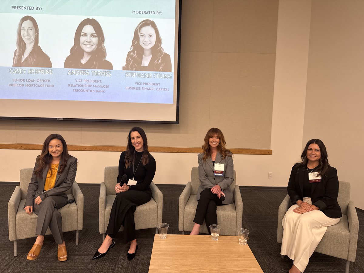 CREWEastBay's tweet photo. Thank you for joining us at our April Luncheon!

A special thank you to our speakers and moderator: Mackenzie Gibbs, Andrea Ternes, Casey Hopkins &amp; Stephanie Chung! Your perspectives helped bring valuable clarity to the evolving CRE lending landscape. https://t.co/OPRWcGmbRP