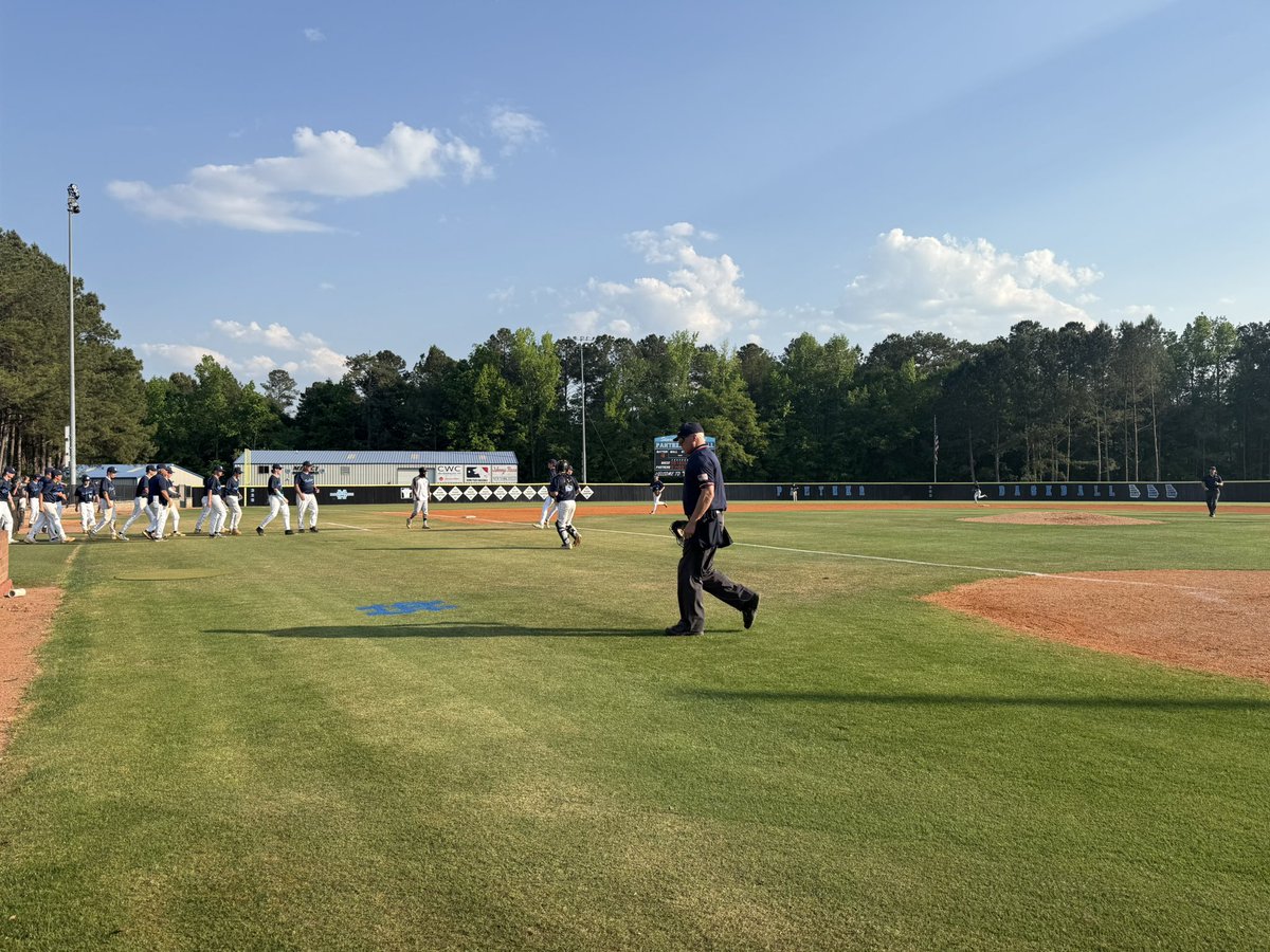 SM_Baseball's tweet photo. Panthers Win Game 1 6-4!  Game 2 in about 20 minutes. https://t.co/pDyaYTOkMn