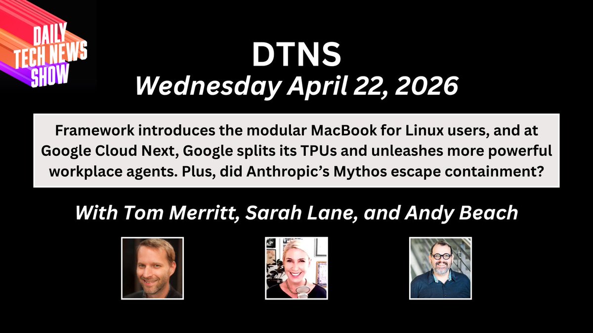 Daily Tech News Show tweet media