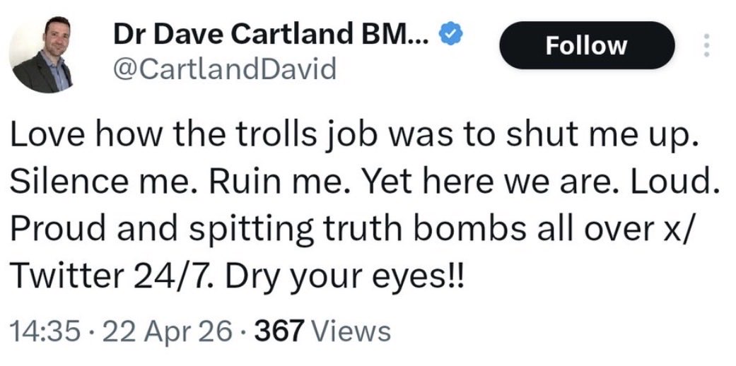 Dr Dickie Sutton🗿 tweet media