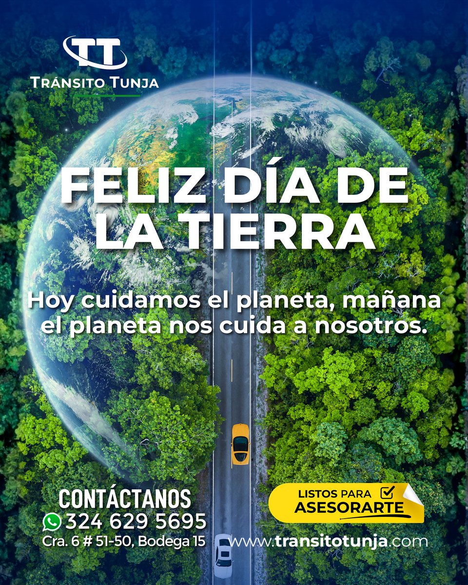 transitotunja's tweet photo. 🌎Cuidar el  planeta es una responsabilidad compartida; todos podemos hacer la diferencia con decisiones conscientes🌍#SéResponsableEnLaVía Sé responsable en la vida: Transforma tus acciones por el  Planeta! #DiaDeLaTierra2026 #EarthDay🚦Súbete a la transformación @transitotunja https://t.co/5xwiCFDPJe