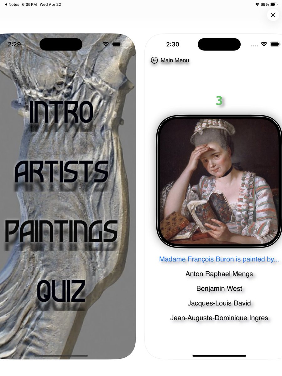 AFB_Group's tweet image. #Art #Education #App #Paris #Game #Quiz #Moscow #Hermitage
#Museum #iPhone #womenartists  #Metmuseum #Louvre
#dopamine #AI #NFT #VisionPro 
The Best Guide to Neoclassical Art
apps.apple.com/us/app/neoclas…