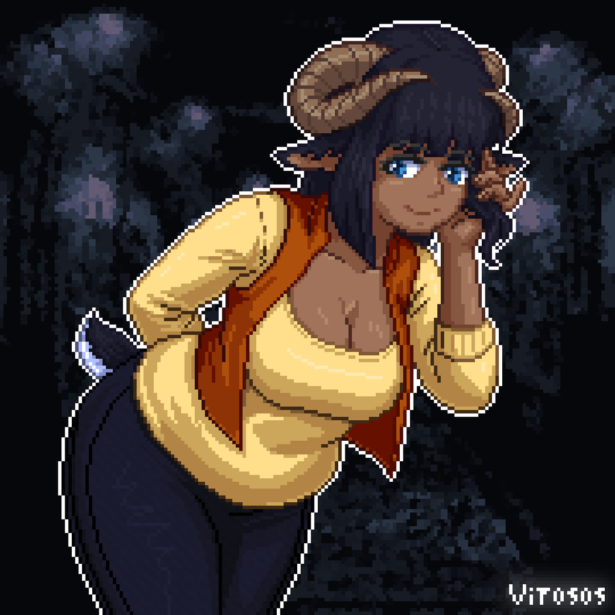 vitosos__'s tweet photo. Mia (OC)
Originalmente era mi idea hacerla "plus-size", pero claramente no tenía experiencia como para dibujarla como corresponde. https://t.co/aUSxKVLrqp