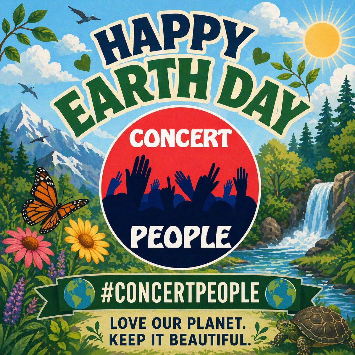Concert_People's tweet image. #HappyEarthDay, #ConcertPeople 🌎✌️🫶🎶