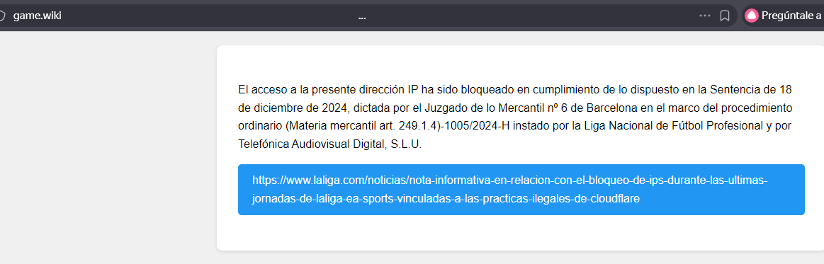 que desesperación con la puta liga de mierda, ni una wiki puedo ver