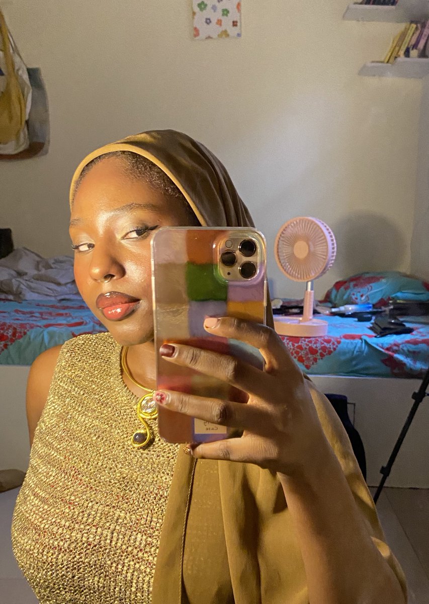 I made a neck cuff and did my makeup