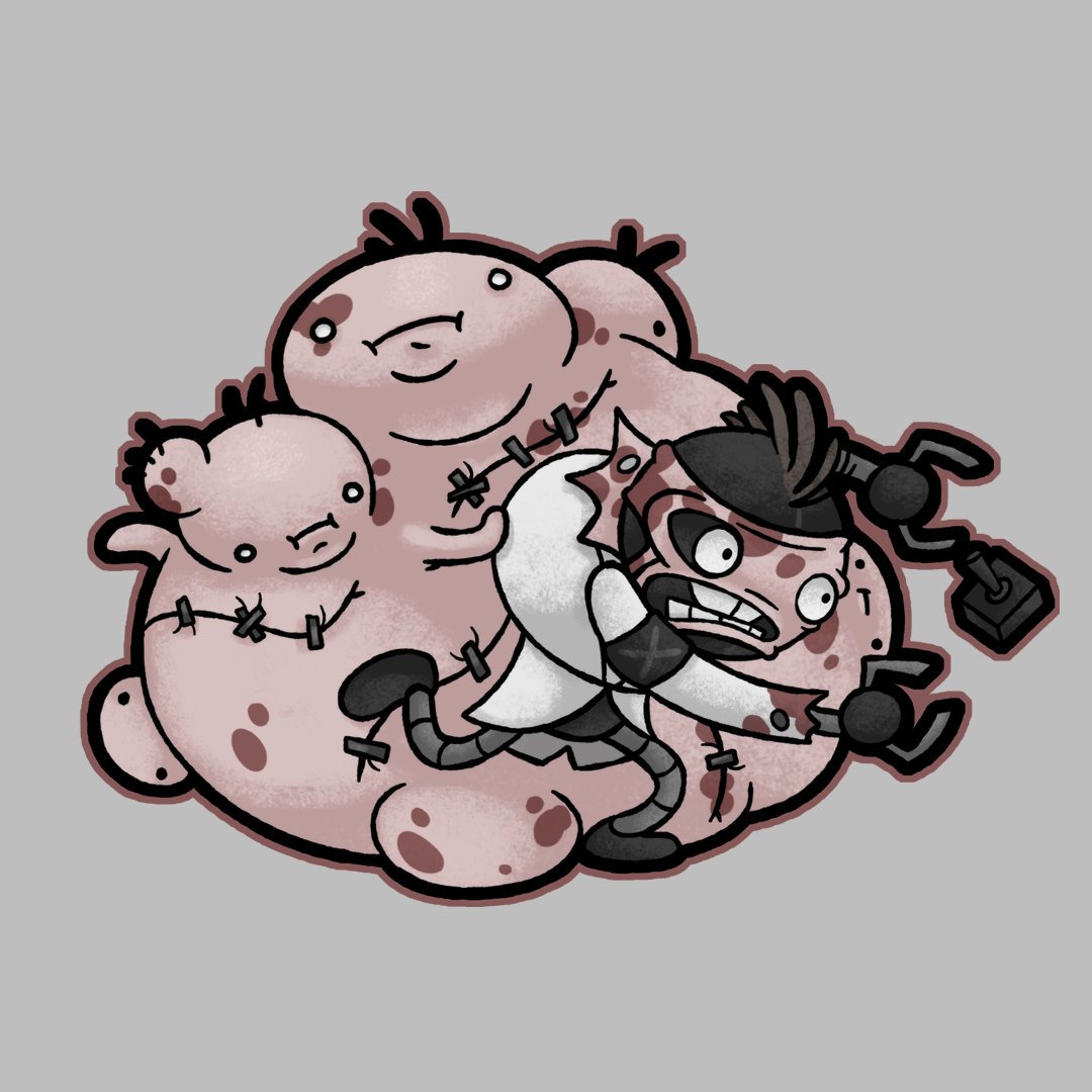 Dr Mangler and his Uberman mass!
#mewgenics