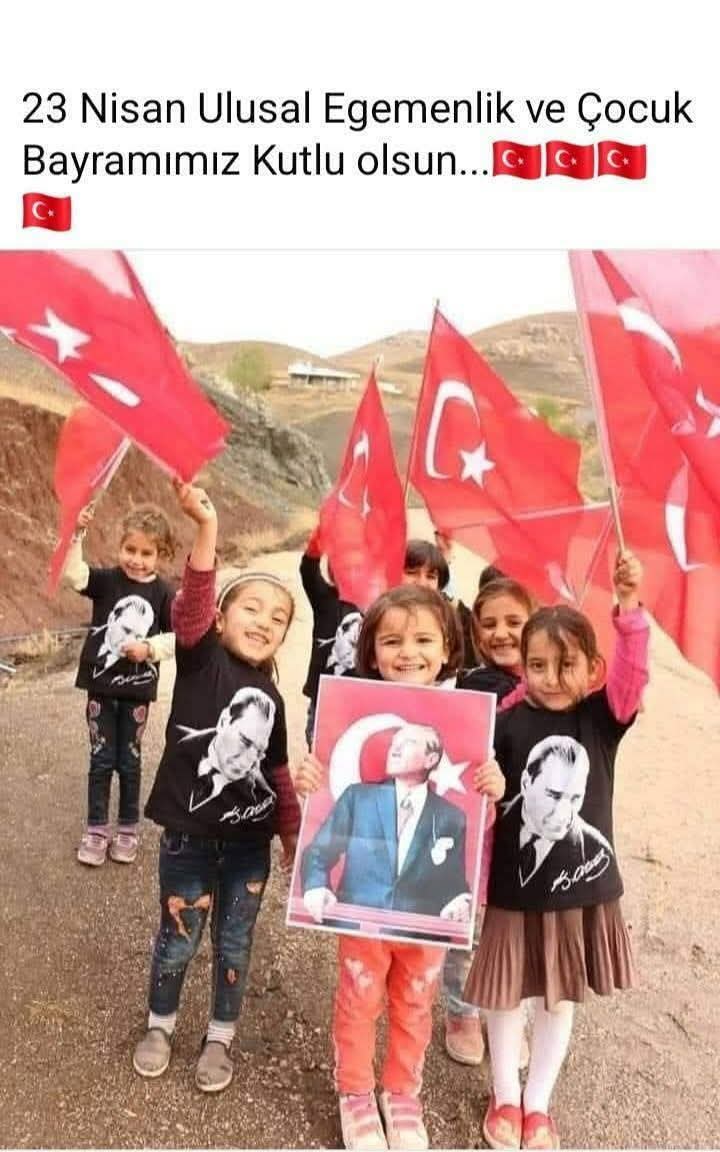 MetinAt33090848's tweet photo. 23 Nisan 1920, Türk milletinin iradesini temsil eden, milli mücadele tarihimizin en önemli dönüm noktalarından birisidir. Gazi Mustafa Kemal Atatürk’ün tüm dünya çocuklarına armağan ettiği “23 Nisan Ulusal Egemenlik ve Çocuk Bayramı”nı kutluyor tüm çocuklarımıza sağlıklı ve mutlu https://t.co/iHfZ8RAlV1
