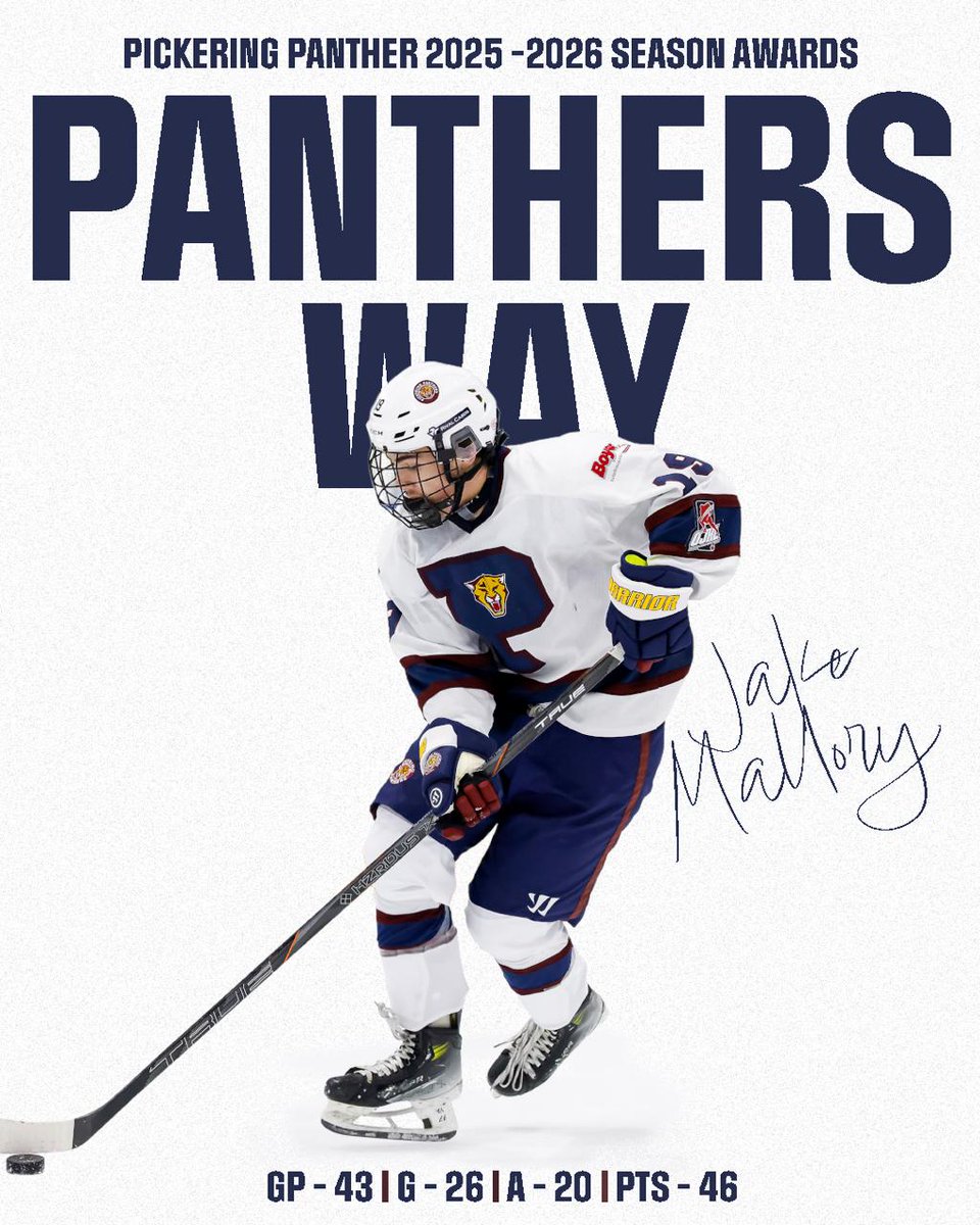 Pickering Panthers Hockey Club tweet media
