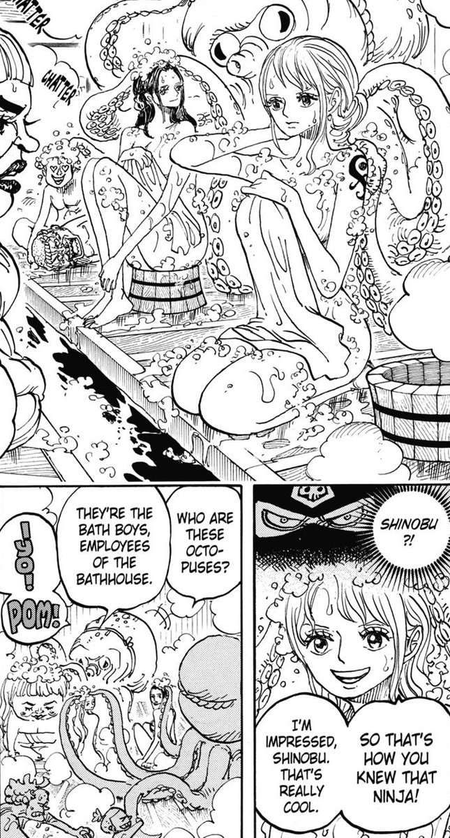 If only the #OnePiece anime would fully compensate for fumbling the bathing scenes on Nami &amp; Nico Robin in episodes 827 &amp; 931, then that would be a huge miracle. Let's have it back!😍🙏#UncensorTheAnime