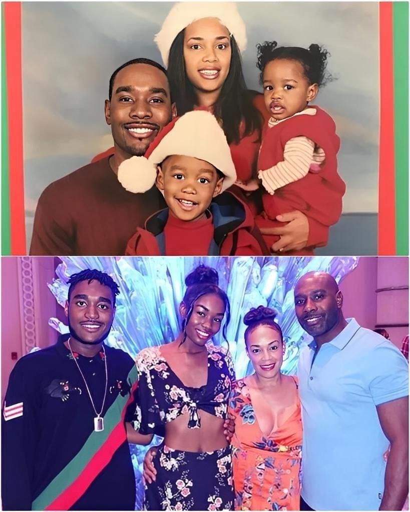 FightStorage's tweet image. Morris Chestnut and his family then and now 💜📷📷 #BlackLove #BlackFamily 📷📷📷📷🥰🥰🥰🥰