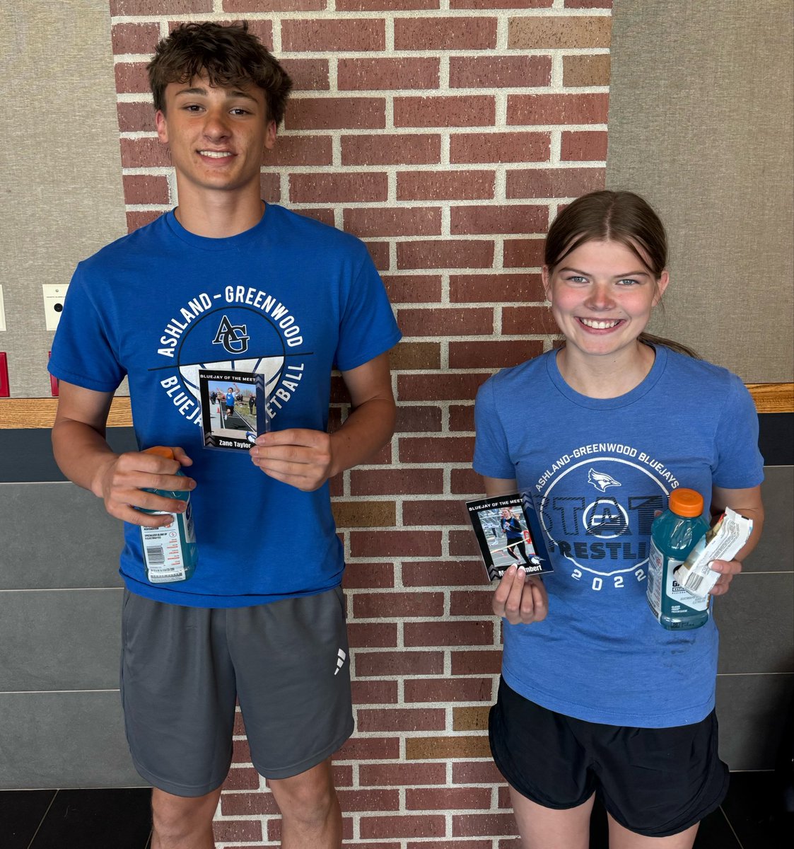 Congratulations to the Bluejays of the Meet from the Wahoo JV Invite! 🤩 Mollie Lambert placed 🥇in the 1600 &amp; PR’d in the 400m. Zane Taylor placed 🥇 in the Triple Jump, 🥇in the 4x400 and 5️⃣th in the 200. Congratulations Mollie &amp; Zane!